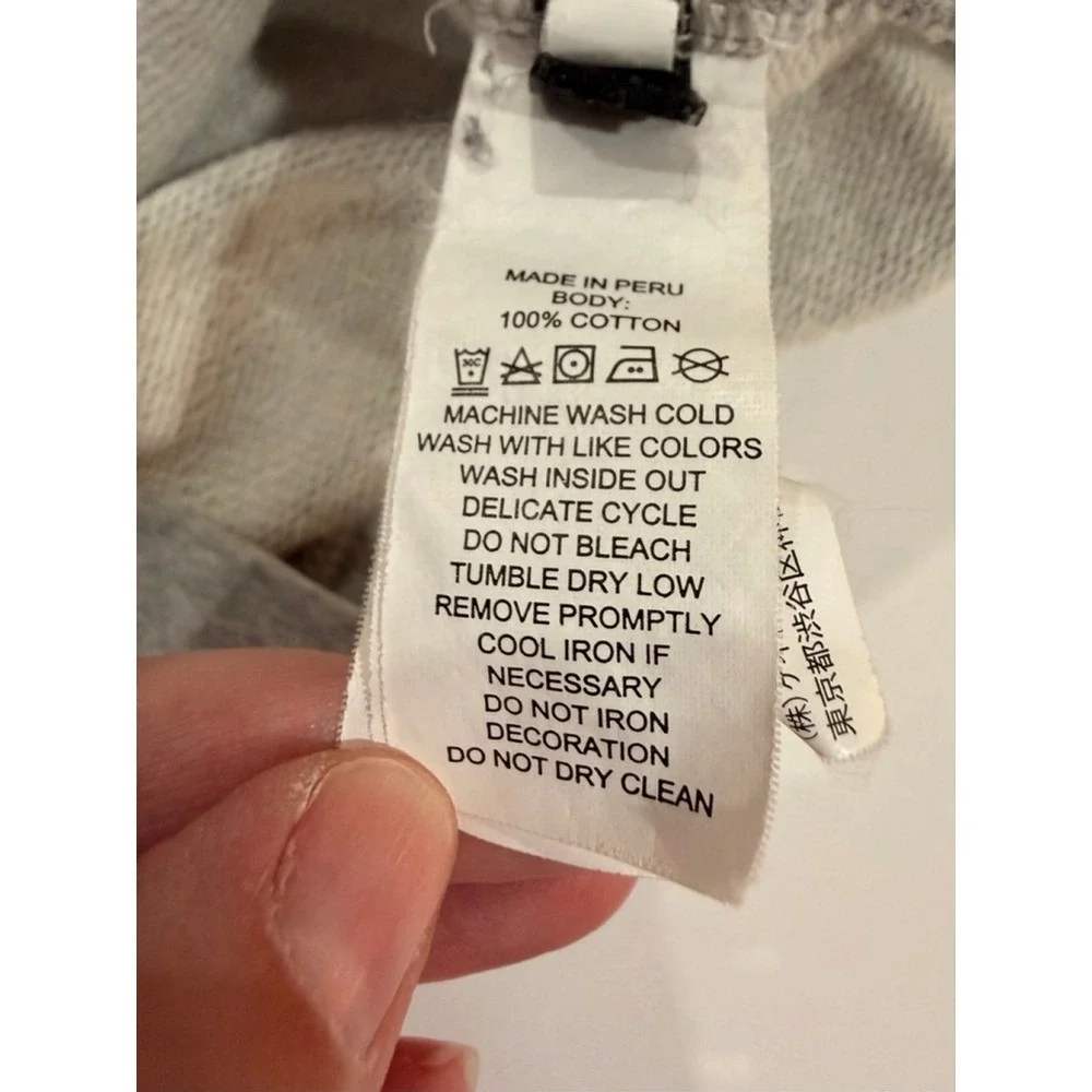 Kate Spade New York Broome Street Cassette Tape Mix It Up Sweatshirt Gray Size S - Picture 8 of 9
